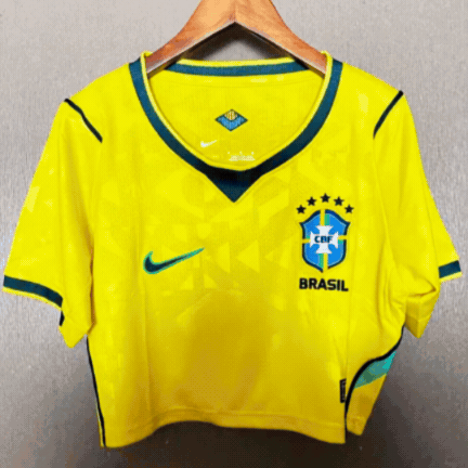 Camisa Seleção Brasileira Copa 2026 Cropped