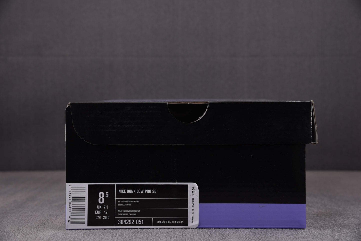 NK Dunk SB Low“Purple Pigeon”