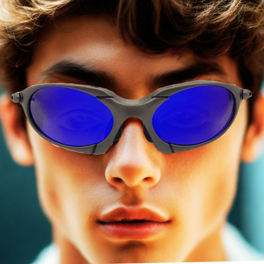 Oculos Metal R1 Azul Sapphire