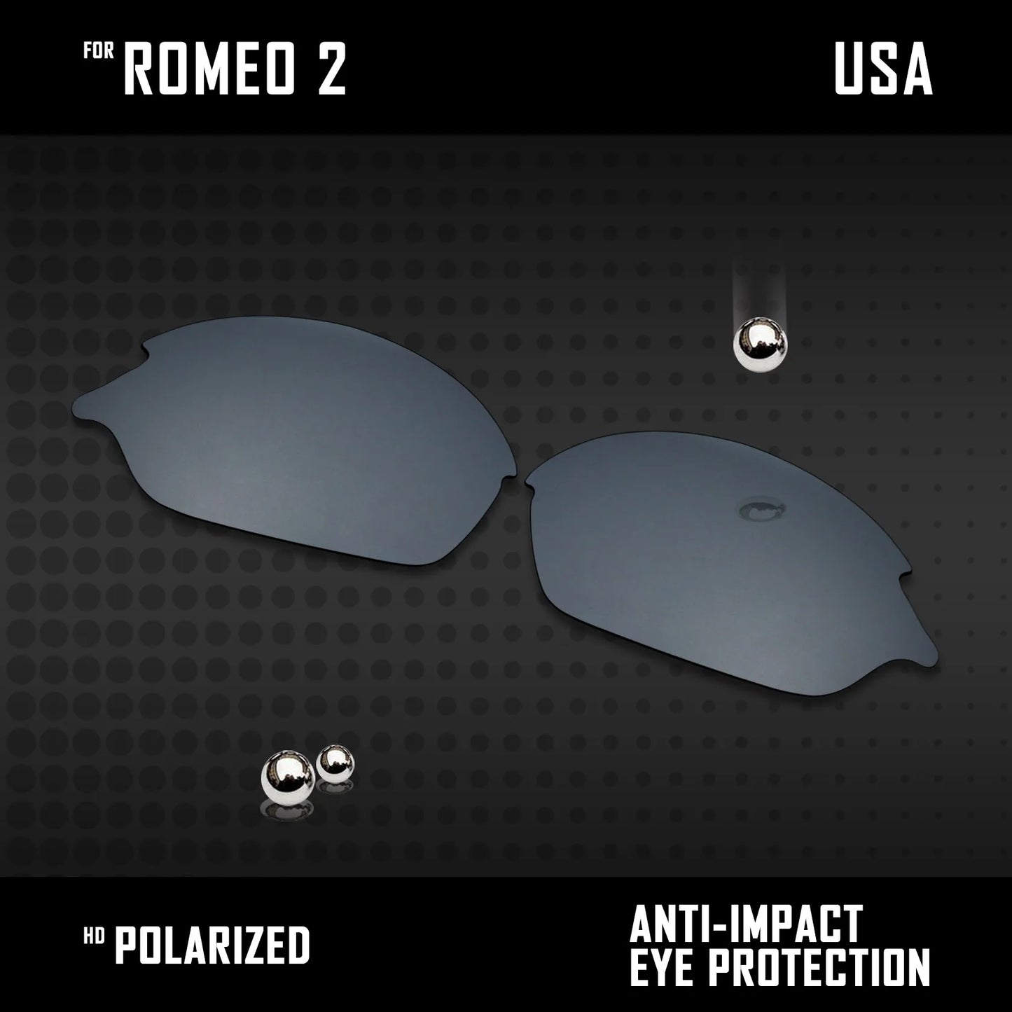 Lentes substituição replace Romeo 2