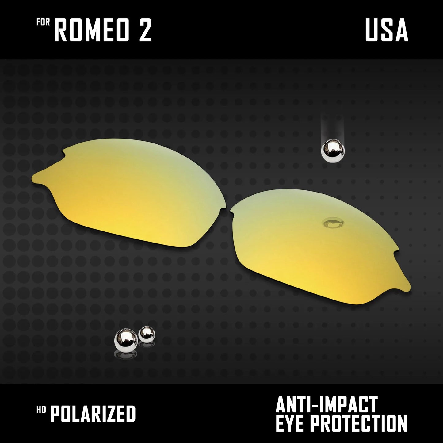 Lentes substituição replace Romeo 2