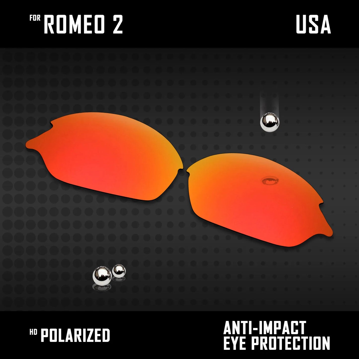 Lentes substituição replace Romeo 2