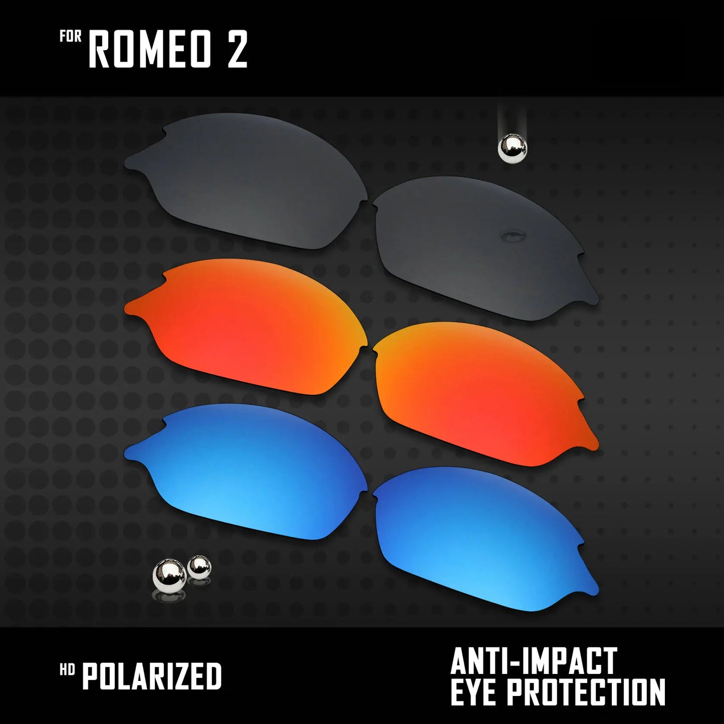 Lentes substituição replace Romeo 2