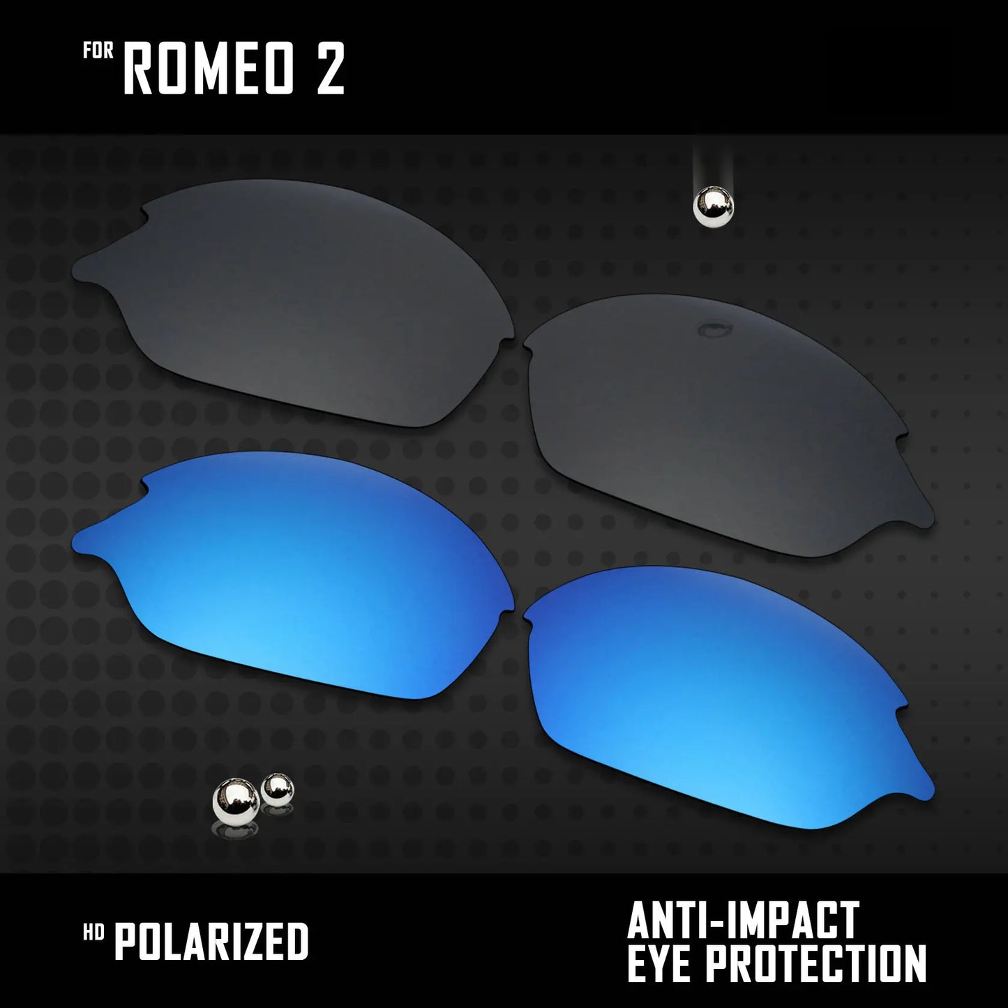 Lentes substituição replace Romeo 2