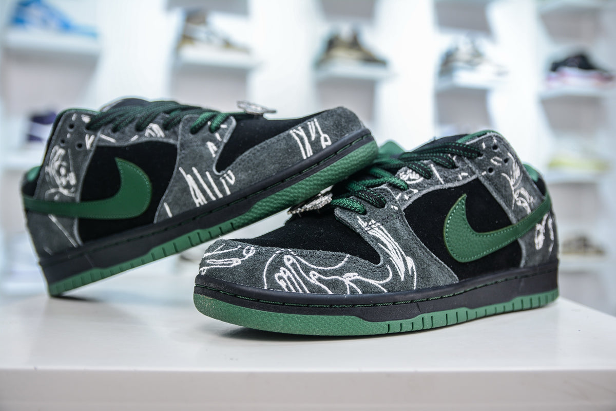 Nike SB Dunk Low x THERE Skateboarding Ultra Humanized Preto