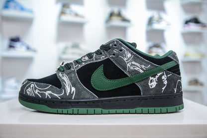 Nike SB Dunk Low x THERE Skateboarding Ultra Humanized Preto