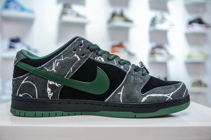 Nike SB Dunk Low x THERE Skateboarding Ultra Humanized Preto